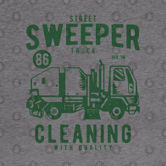 Street Sweeper Truck by JakeRhodes